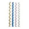 Pailles Celebrate lot de 4, Bleu-ambre-rose-vert