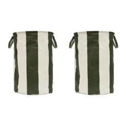 Panier de rangement Kara large Ø38x54 cm, Dark Green