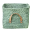 Panier de rangement Rice raffia, Mint