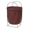 Panier à linge Arild, Puce Aubergine