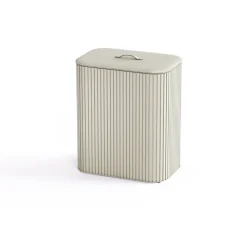 Panier à linge Tota Trio Luxe 90 L, Ecru