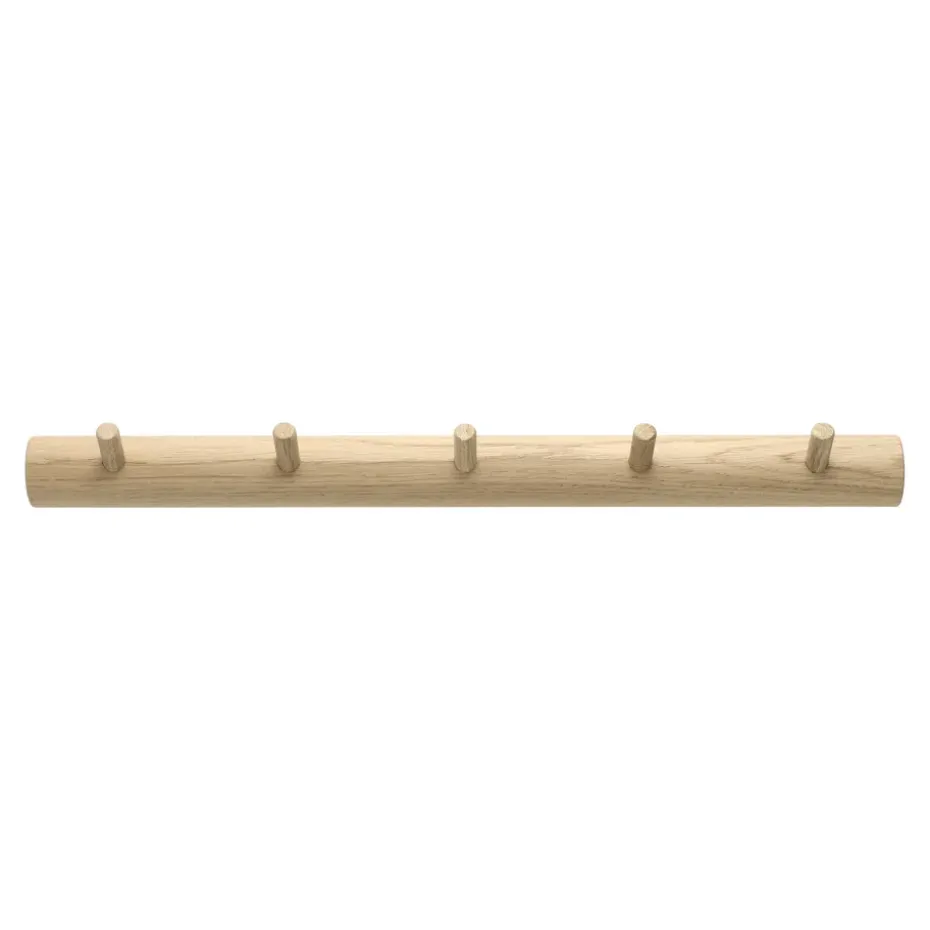 Patère 5 boutons Allsarp, Chêne