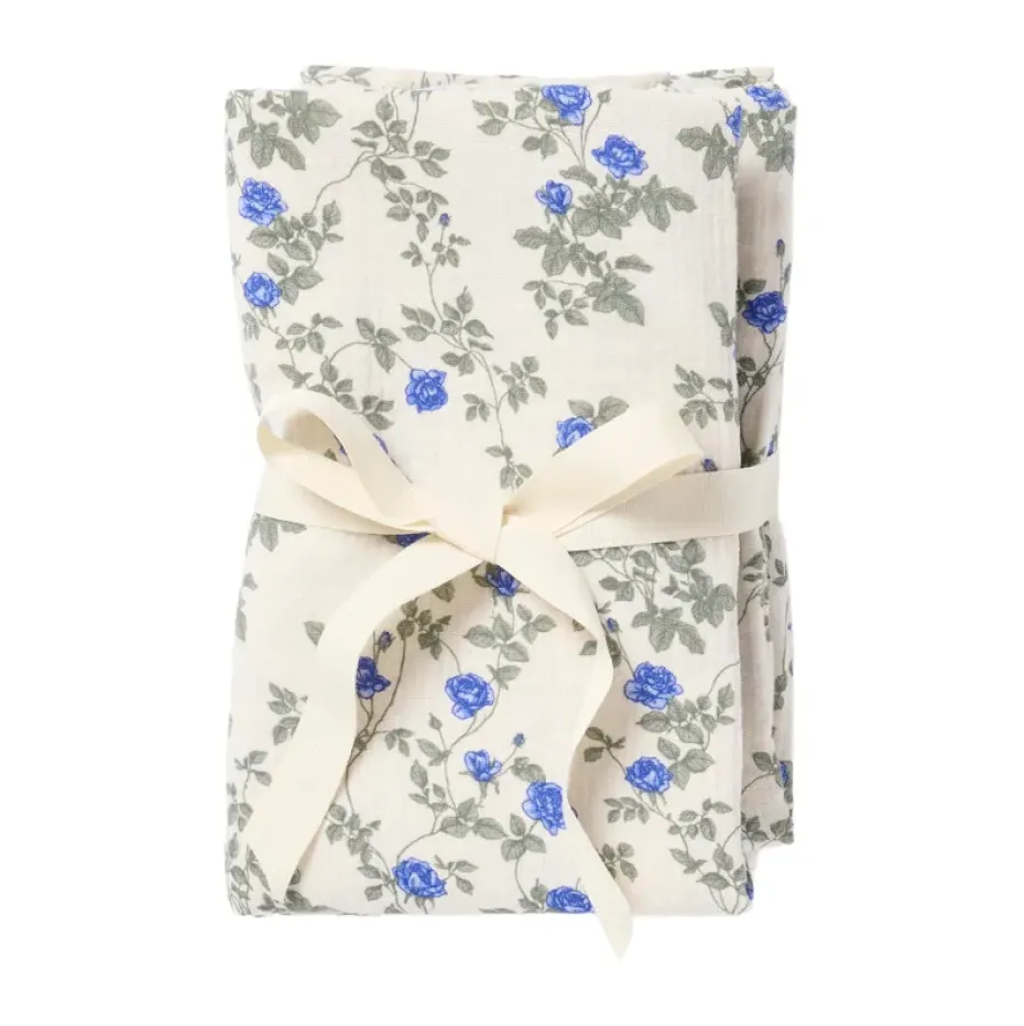 Petite couverture Dainty Muslin, 2 pièces, 60x60 cm