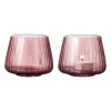Photophore Kusintha 7,5 cm Lot de 2, Pink