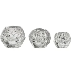 Photophore Snowball lot de 3, lot de 3