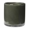 Photophore Solai Hurricane, Dark Green, Ø8 cm