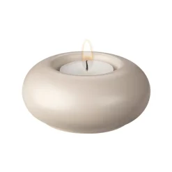 Photophore Stone Ø9 cm, Beige