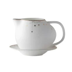 Pichet Julemorgen avec bol, Blanc-multi