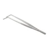 Pince alimentaire Miah pointe courbée 24x2,5 cm, Acier inoxydable