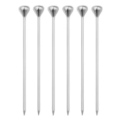 Pique pour amuse-bouche Sky Lot de 6, Acier inoxydable