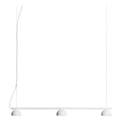 Plafonnier Blush Rail 3, Blanc mat