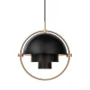 Plafonnier Multi-Lite, laiton-noir