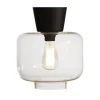 Plafonnier Ritz, transparent-noir