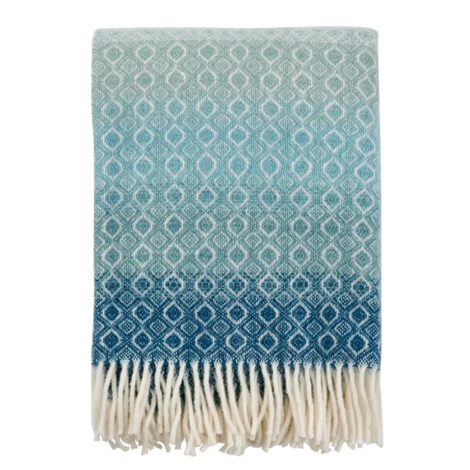 Plaid de laine Havanna, Aqua multi