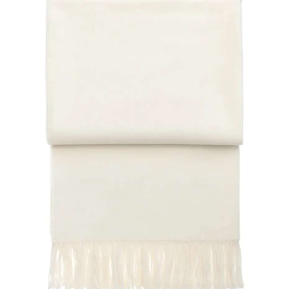 Plaid Elvang Luxury, blanc cassé