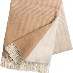 Plaid en coton Mist, Sable