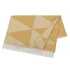 Plaid en coton Rime, Mustard