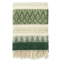 Plaid en laine Freja, Wood