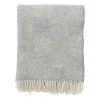 Plaid en laine Gooseye 130x200 cm, Gris