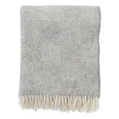 Plaid en laine Gooseye 130x200 cm, Gris
