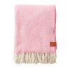 Plaid en laine Gooseye 130x200 cm, Rose