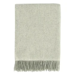 Plaid en laine Sandstone 130x180 cm, Sage Melange