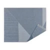 Plaid en laine Stripes 130x185 cm, Bleu