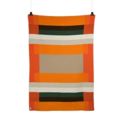 Plaid Mikkel 135x200 cm, Orange