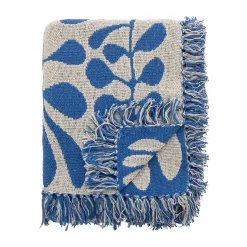 Plaid Nevine 130x160 cm, Bleu