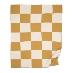 Plaid Square 130x170 cm, Jaune