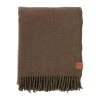 Plaid True en laine 130x200 cm, Walnut