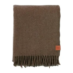 Plaid True en laine 130x200 cm, Walnut