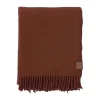 Plaid True en laine 130x200 cm, Rust