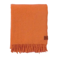 Plaid True en laine 130x200 cm, Orange