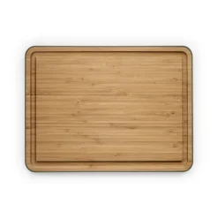 Planche à découper en bambou avec gouttière Green tool, 39x28 cm