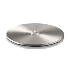 Plat à bougie ester & erik Ø12 cm mat, Argenté