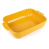 Plat de céramique Appolia 40x27 cm, Saffron yellow