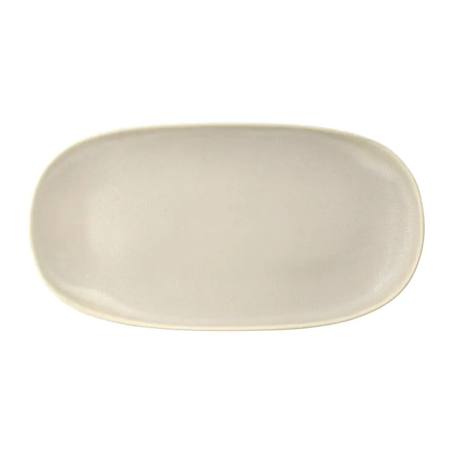 Plat de service Shoku 18x34 cm, Beige