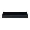 Plateau de décoration laqué Lux 38x19x3,5 cm, Black