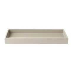Plateau de décoration laqué Lux 38x19x3,5 cm, Latte