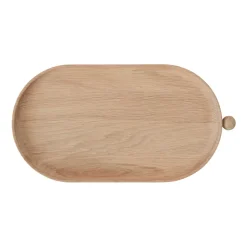 Plateau en bois Inka 18x34 cm, Nature