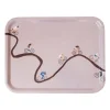 Plateau Giro 33x43 cm, Rose