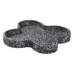 Plateau Humdakin Terrazzo 27 cm, Noir