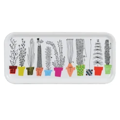 Plateau Italiensk blomsterhylla, 32x15 cm