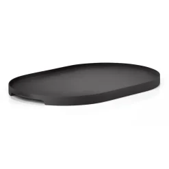 Plateau oval Singles 23x35 cm, Black