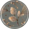 Plateau Pine Cone Ø 38cm, Moss grey
