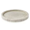 Plateau rond en marbre Humdakin Ø22, Brown