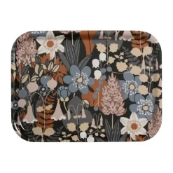 Plateau Skogen 20x27cm, Bleu-brun