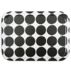 Plateau Tallyho 27x20 cm, Noir-blanc