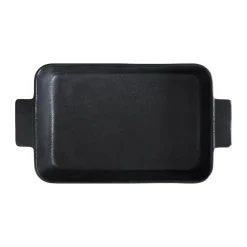 Plat à four en porcelaine noir Satake, 31 cm